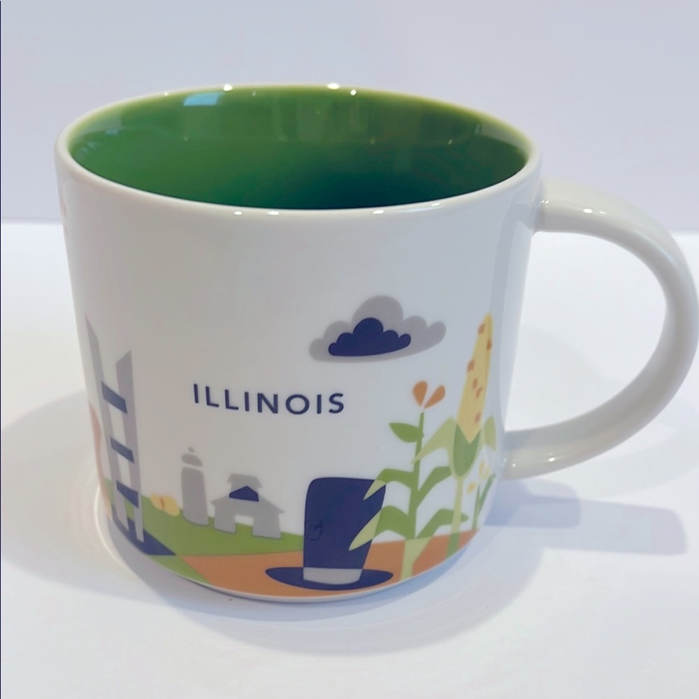 Starbucks You Are Here Collection Illinois Coffee Mug